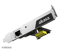 AKASA síťová karta, 2.5 Gigabit PCIe Network Card with PoE AK-PCCE25-02