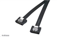 AKASA - Super slim SATA kabel - 50 cm - 2 ks AK-CBSA05-BKT2