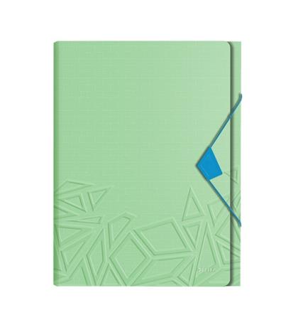 Aktovka s přihrádkami Leitz UrbanChic, PP, A4, zelená 39970050