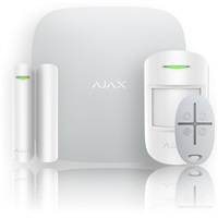 Alarm Ajax Starter Kit bezdrátový GSM/IP alarm + PIR + magnet + ovladač AJAX 7564