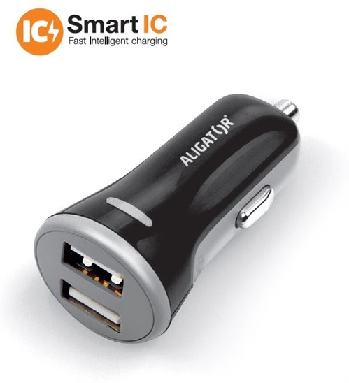 ALI auto nab. 3,4A,2xUSB,černá CHS0005 8595181152690