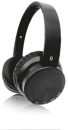 ALI BT sluchátka AH02,FM,SD,černá AH02BK 8595181137963