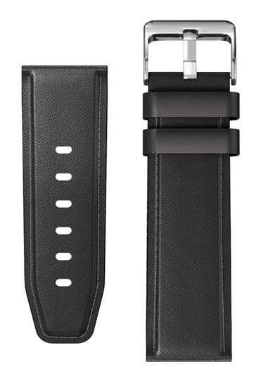 ALI řemínek kožený 22mm, černý 22AW0006 8595181195260