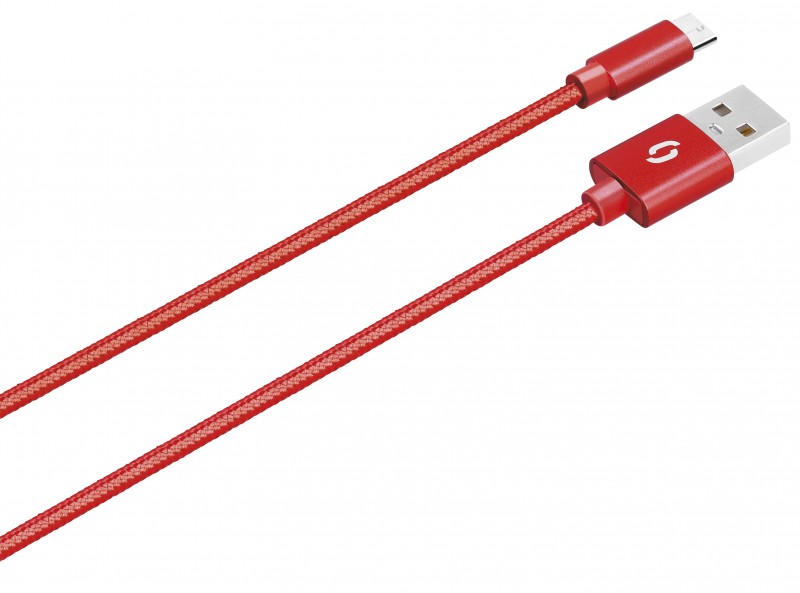 ALIGATOR PREMIUM 2A kabel, Micro USB 2m, červený DATKP19