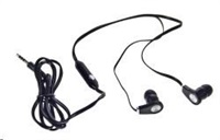 Aligator sluchátka Hands Free stereo RX450/RX400/RX500 s tlačítkem, originální MB0384