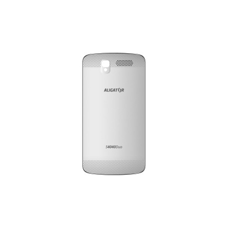 ALIGATOR zadní kryt S4040 DUO bílá metalíza bulk