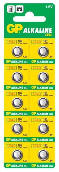 Alkalická Baterie GP 186 - 10ks 1041018610