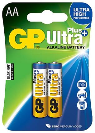 Alkalická baterie GP Ultra Plus 2x AA
