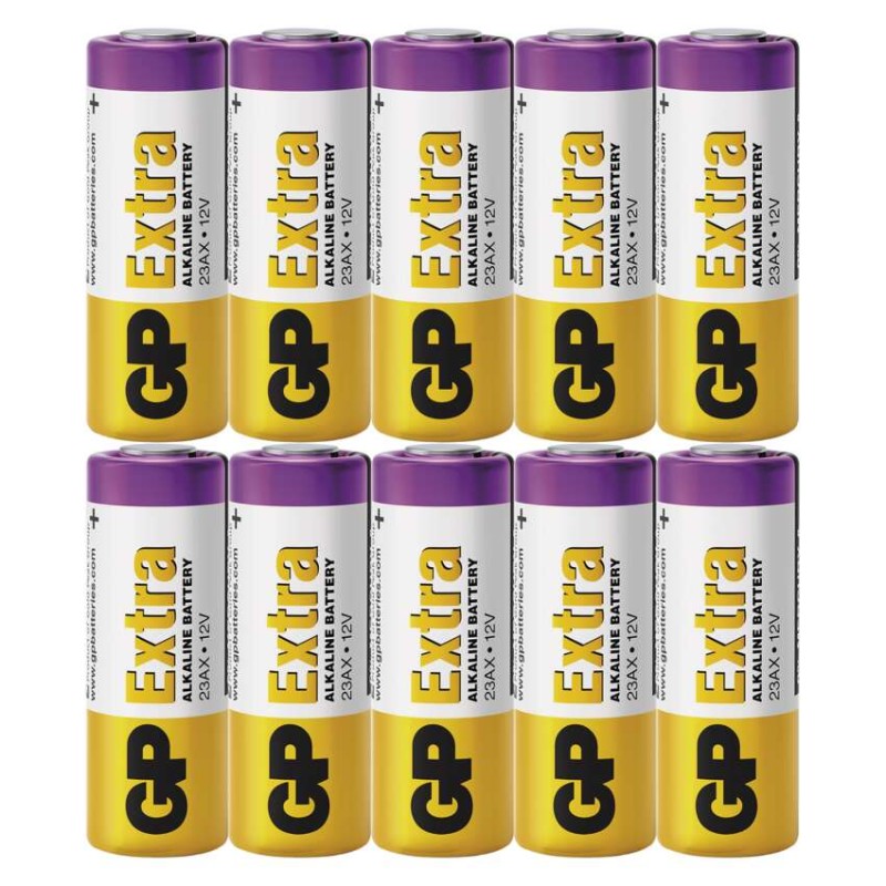 Alkalická špeciálna batéria GP 23AFX (MN21, V23GA) 12 V, 10 ks 4891199178863