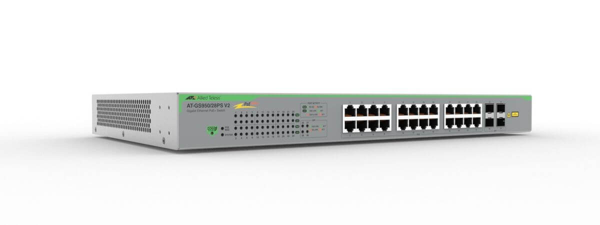 Allied Tel.24xGB+4SFP POE 185W smart AT-GS950/28PS AT-GS950/28PSV2-50