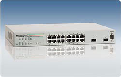 Allied Telesis 16 x 10/100/1000TX + 2 x SFP WebSmart switch AT-GS950/16-50
