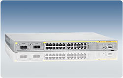 Allied Telesis 24 x 10/100TX ports + 2 expansion slots with POE L3 swi AT-8624POE-50