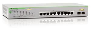 Allied Telesis AT GS950/10PS - Přepínač - řízený - 8 x 10/100/1000 (PoE+) + 2 x kombinace Gigabit S AT-GS950/10PS-50
