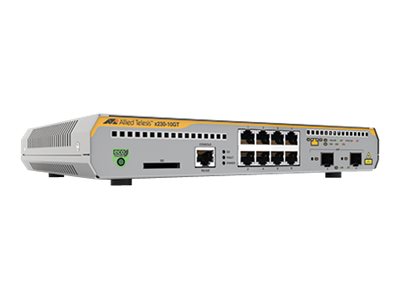 Allied Telesis AT x230-10GT - Přepínač - L2+ - řízený - 8 x 10/100/1000 + 2 x gigabitů SFP - deskto AT-X230-10GT-50