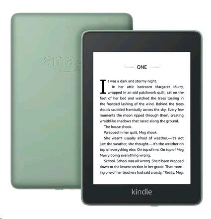AMAZON KINDLE PAPERWHITE 4 2018, 6" 8GB E-ink displej, WIFi, SAGE, SPONZOROVANÁ VERZE 191765