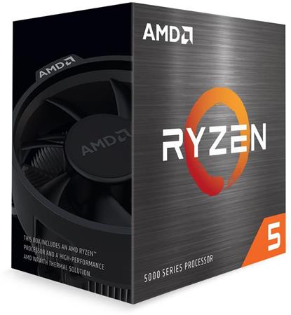 AMD cpu Ryzen 5 5600X AM4 (6core, 12x vlákno, 3.7GHz / 4.6GHz, 32MB cache, 65W), s chladičem Wraith Ste 100-100000065MPK