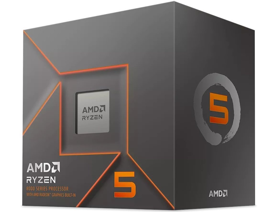 AMD cpu Ryzen 5 8600G AM5 Box (6core, 12x vlákno, 2MB,65W,AM5, AMD Radeon 760M Graphics), chladič Wrait 100-100001237BOX
