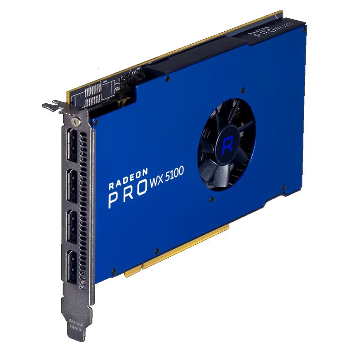 AMD Radeon Pro WX 5100 8GB GDDR5 / PCIe 3.0 / 4x DP 100-505940