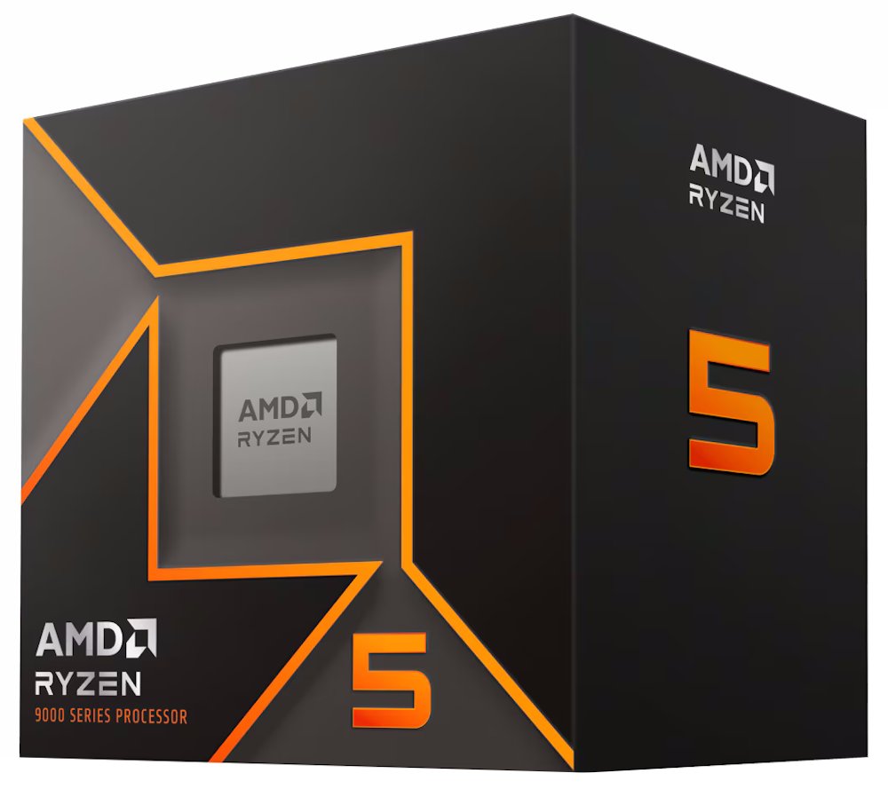 AMD, Ryzen 5 9600, Processor BOX, soc. AM5, 65W, Radeon Graphics, s chladičom 100-100000718BOX