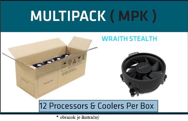 AMD, Ryzen 7 PRO 4750GE, Processor Multipack, soc. AM4, 35W, Radeon Graphics, s Wraith Stealth cooler 100-100000152MPK