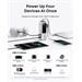 Anker Powerbanka/ 25000mAh/ 165W/ integrovaný USB-C a zasouvací kabel/ stříbrná A1695H41
