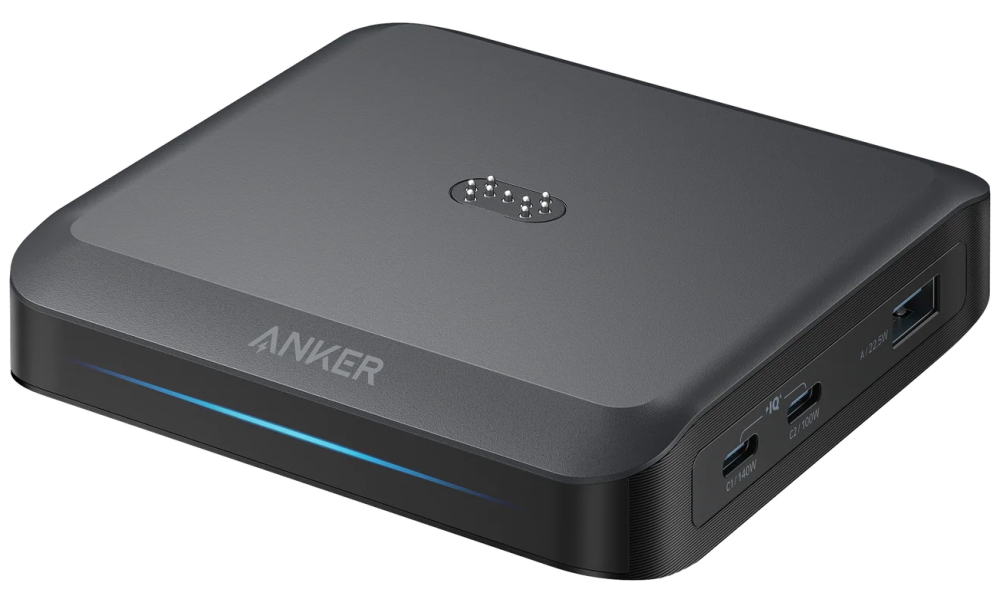 Anker Prime nabíjecí základna/ 150W/ 2x USB-C/ USB/ Pogo Pin/ černá A1903G11