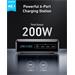 Anker Prime Nabíjecí Základna/ 200W/ 4x USB-C/ 2x USB/ GaN/ stříbrná A2683341