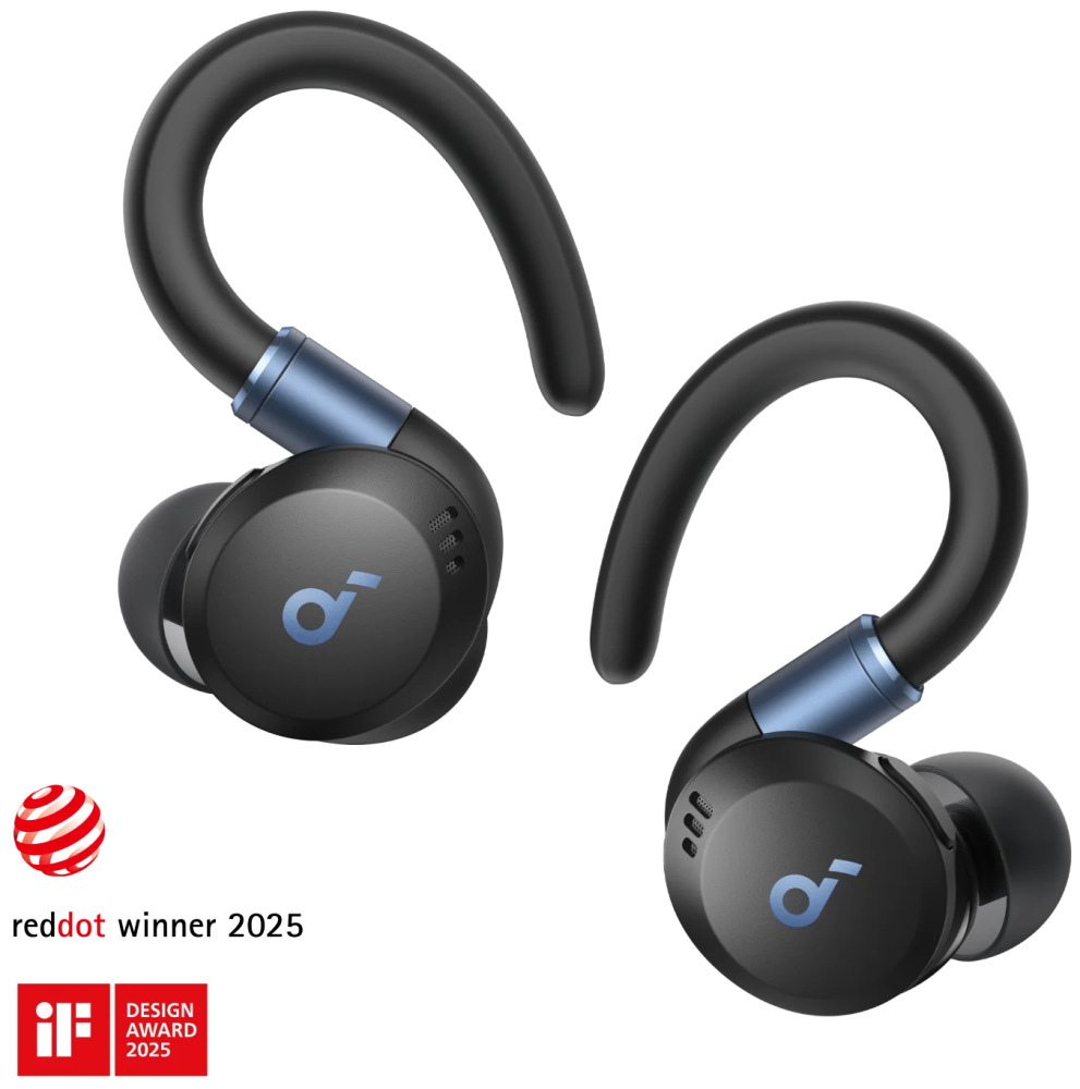 Anker Soundcore Sport X20/ sluchátka/ Bluetooth/ BassUp/ ANC/ IP68/ černá A3968G11