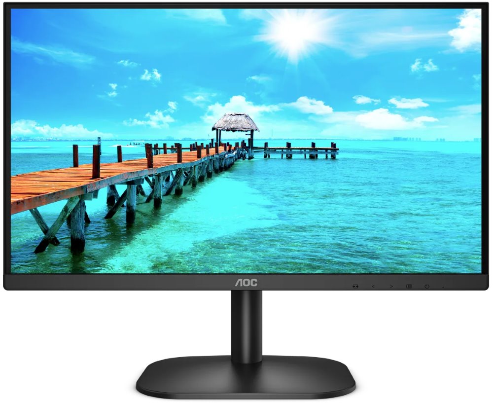 AOC LCD 24B2XD 23,8" IPS/1920x1080@75Hz/4ms/20mil:1/250cd/1000:1/VGA/DVI/VESA