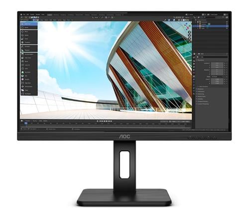 AOC LCD 24P2QM 23,8" VA/1920x1080@75Hz/4ms/3000:1/50mil:1/300cd/VGA/DP/HDMI/DVI/4xUSB/Pivot/Repro/VESA