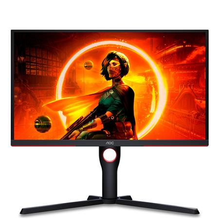 AOC LCD herní 25G3ZM 24,5" VA/1920x1080@240Hz/0,5ms/300cd/2xHDMI/DP/Pivot/HAS/VESA 25G3ZM/BK
