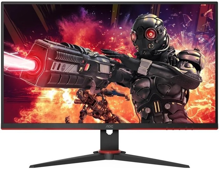 AOC LCD herní 27G2AE 27" IPS/1920x1080@144Hz/1ms/250cd/20mil:1/1000:1/2xHDMI/DP/VGA/repro/VESA/FreeSync 27G2AE/BK