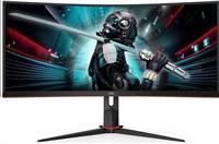 AOC LCD herní C32G2ZE 31,5" zakřivený VA FreeSync/1920x1080@240Hz/80m:1/1ms/300cd/4000:1/HDMI/DP/VESA C32G2ZE/BK