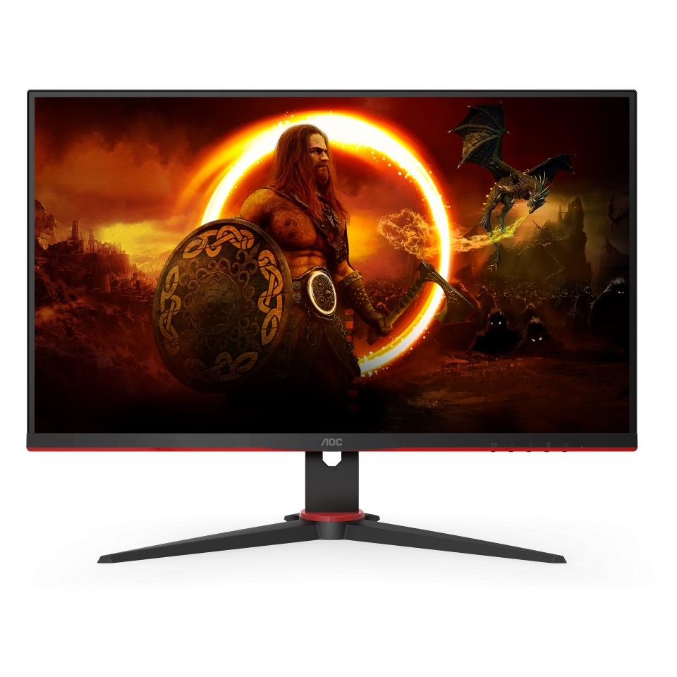 AOC LCD herní Q27G2E 27" VA/2560x1440@155Hz/1ms/250cd/80mil:1/3000:1/2xHDMI/DP/VESA Q27G2E/BK
