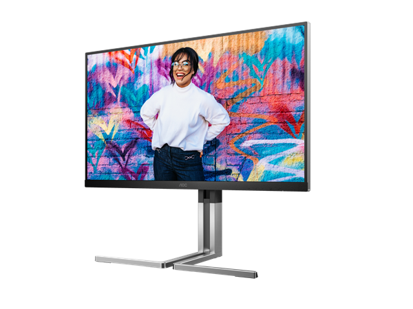 AOC LCD Q27U3CV 27" IPS QD/2560x1440@75Hz/4ms/420cd/HDMI/DP/4xUSB/USB-C/RJ45/Repro/Pivot/HAS/VESA