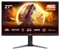 AOC MT 27" 27G4HA - 1920x1080,IPS,200Hz,HDR10,2xHDMI,1xDP,Repro,Pivot