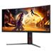 AOC MT 34" CU34G4 - 3440x1440,VA,180Hz,2xHDMI,DP,Pivot,Zakřivený