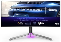 AOC MT OLED LCD WLED 34" PD34 - OLED panel, 3440x1440, 240Hz, 0,03ms, 2xHDMI, DP, USB-C, USB 3.2, repro, zakriven