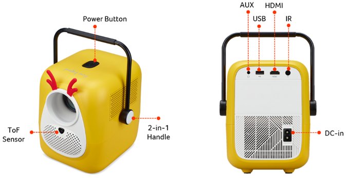 AOpen QF23s - LCD,250ANSI,1080p,1000:1, MR.JXC11.002