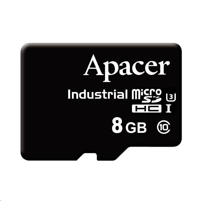 Apacer pamäťová karta Secure priemyselná, 8GB, micro SDHC, AP-MSD08GCA-2HTM