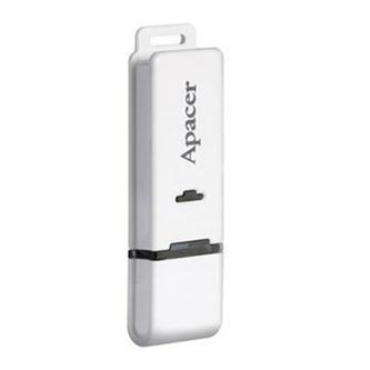 Apacer USB flash disk, 2.0, 32GB, AH223, šedý, AP32GAH223W-1, s krytkou