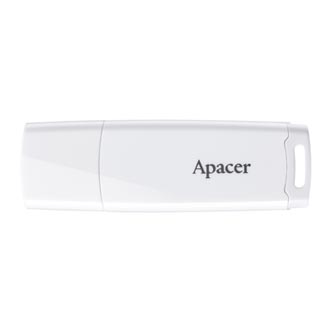 Apacer USB flash disk, 2.0, 64GB, AH336, biely, biela, AP64GAH336W-1, s krytkou