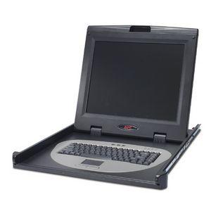 APC 17" Rack LCD Monitor Keyboard Mouse AP5017