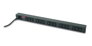 APC Basic Rack-Mount PDU - Pásek na rozvod silnoproudu (k montáži na regál) - AC 208/230 V - 2.3 kW AP9568