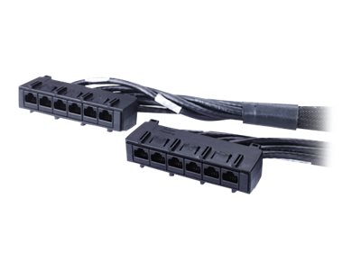 APC Data Distribution Cable - Síťový kabel - RJ-45 (F) do RJ-45 (F) - 4 m - UTP - CAT 6 - černá DDCC6-013