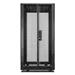 APC Easy Rack 600mm/24U/800mm, with Roof, Side panel,castors,feet and 4 Brackets, No Bottom, black ER6482