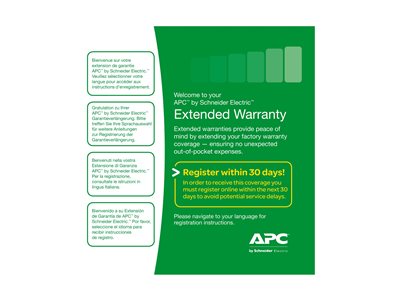 APC Extended Warranty - Prodlou?ená dohoda o slu?bách - náhradní díly - 1 rok - zaslání - doba vyří WBEXTWAR1YR-NB-07