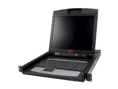 APC LCD Console - KVM konzole - 17" - připevnitelný na regál - 1280 x 1024 - černá - 1U - pro P/N: AP5717F