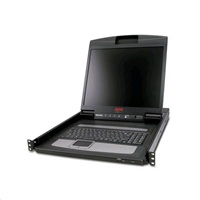 APC LCD Console - KVM konzole - 19" - připevnitelný na regál - 1280 x 1024 - VGA - černá - 1U - pro AP5719