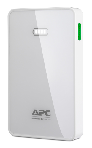 APC Mobile Power Pack, 10000mAh Li-polymer, White ( EMEA/CIS/MEA) M10WH-EC
